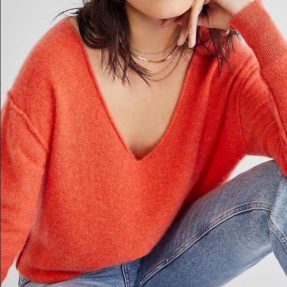 Free People Sweaters - Free People Harmony Cashmere V Neck Sweater